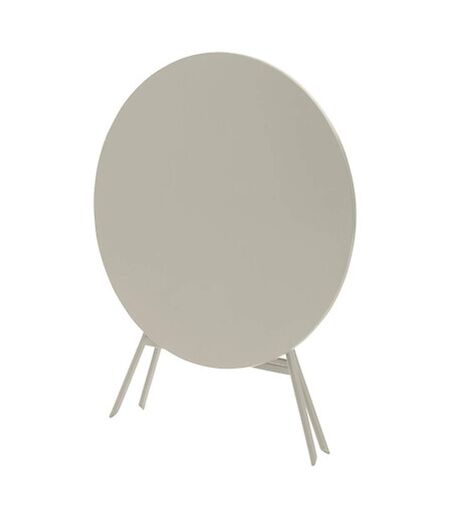 Table de jardin pliante ronde 4 places GREENSBORO - Argile