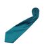 Premier Mens Plain Satin Tie (Narrow Blade) (Teal) (One Size) - UTRW1152-2