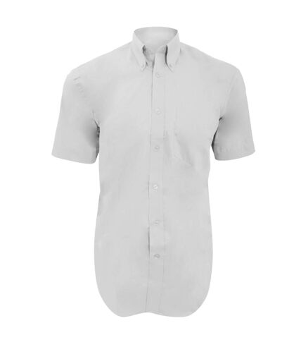 Chemise à manches courtes homme blanc Kustom Kit