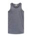 Duke Mens Fabio-2 Muscle Vest (Charcoal) - UTDC168-1