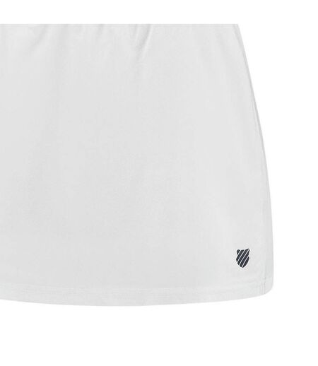 Womens/ladies Colour Block Tennis Skort White K-Swiss