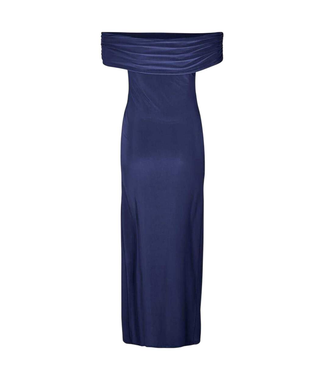 Robe Longue Motif/style Ruché Femme Bleu Marine Biba-3