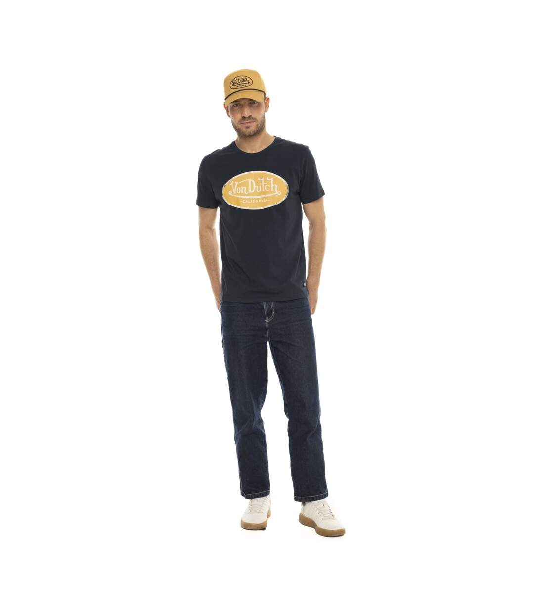 T-shirt homme col rond en coton organic Aaron Vondutch-3