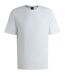 Mens Waffle Knit Pyjama Top White Boss-1