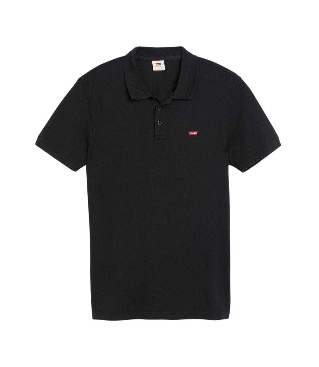Mens Housemark Batwing Logo Polo Shirt Black Levis-2