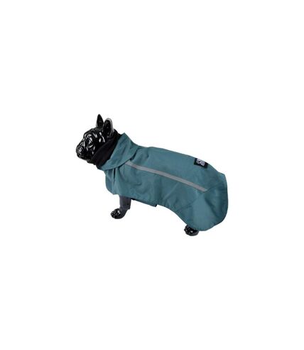 Veste Imperméable Chien Polaire 35cm Émeraude