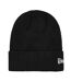 Unisex Adult Colours Cuffed Beanie Black New Era-1