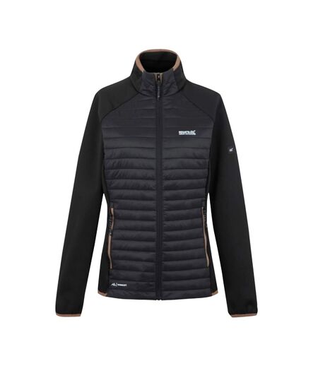 Veste Hybride Clumber Femme Moka Noir Regatta