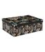 Lot de 6 Boîtes de Rangement Jungle 48cm Noir-2