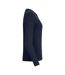 T-shirt Femme Bleu Marine Foncé Clique-4