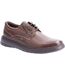 Mens Triton Leather Casual Shoes Brown Hush Puppies-1