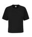 T-shirt Court Femme Noir Mantis-2