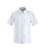 Chemise Manches Courtes Cambridge Homme Blanc Clique-1