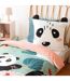 Parure de lit microfibre imprimé PANDA-2