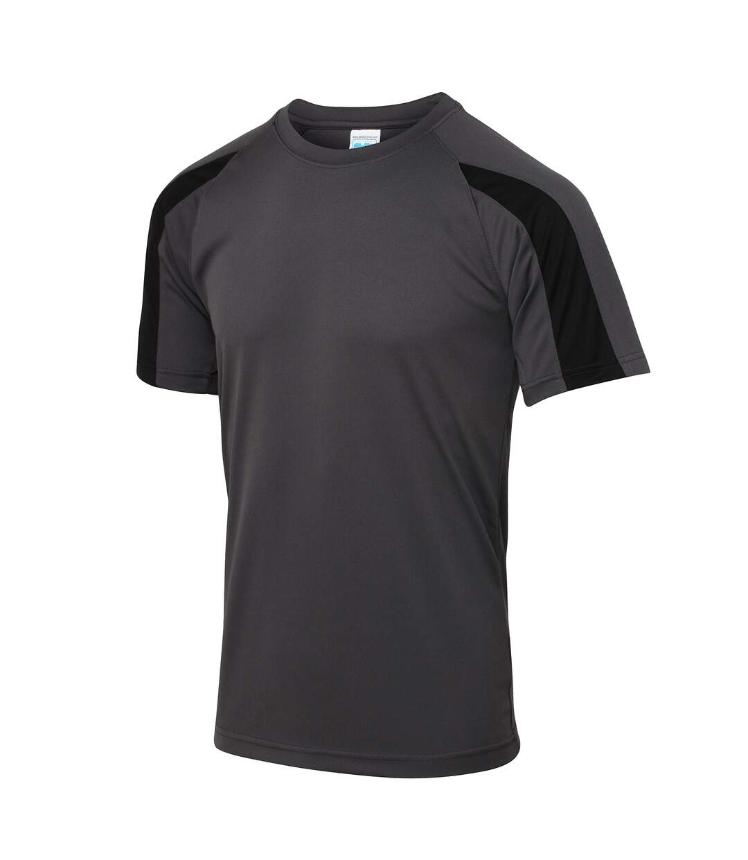 T-shirt sport contraste homme gris foncé/noir Just Cool