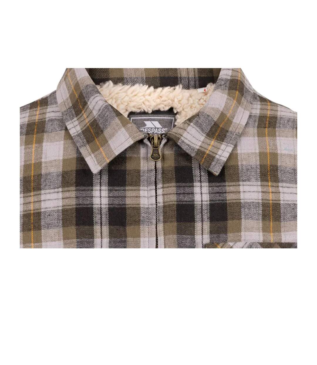 Mens Danehill Sherpa Lined Shirt Dark Vine Trespass-3