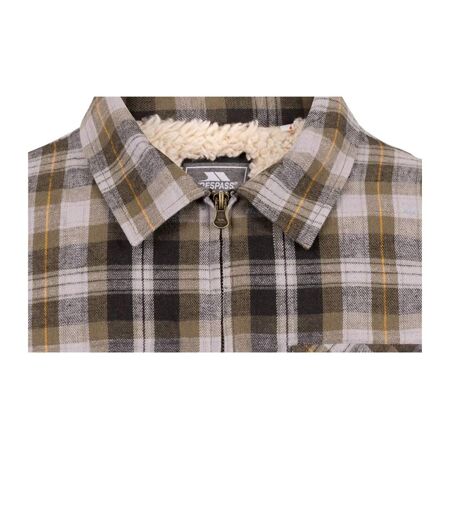 Mens Danehill Sherpa Lined Shirt Dark Vine Trespass