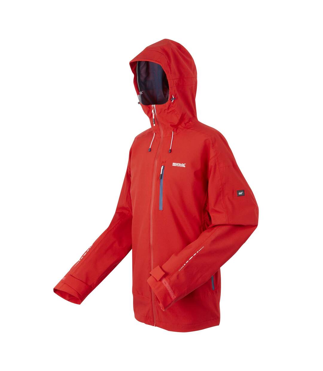 Mens Okara Waterproof Jacket Danger Red Moonlight Denim Regatta-3