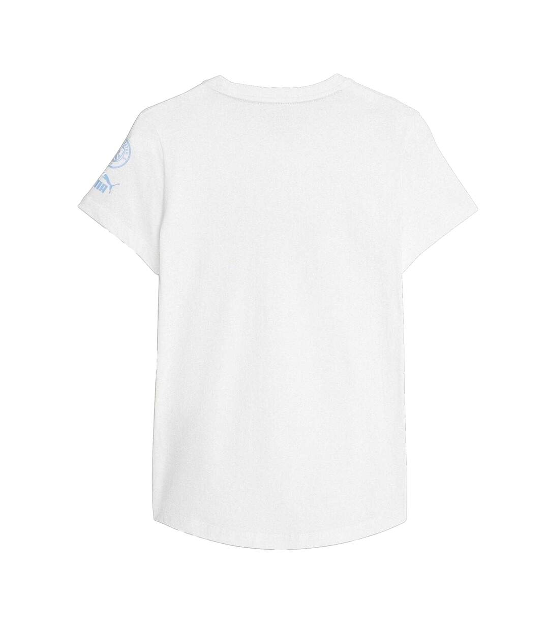 Womens/ladies Ftbl Core Manchester City Fc T-shirt  White Puma-3
