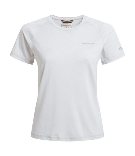 Womens/ladies Ellie Short-sleeved T-shirt Lunar Grey Craghoppers