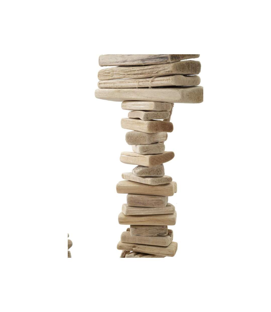 Décoration Murale en Bois à Suspendre Ancre 46cm Naturel-4