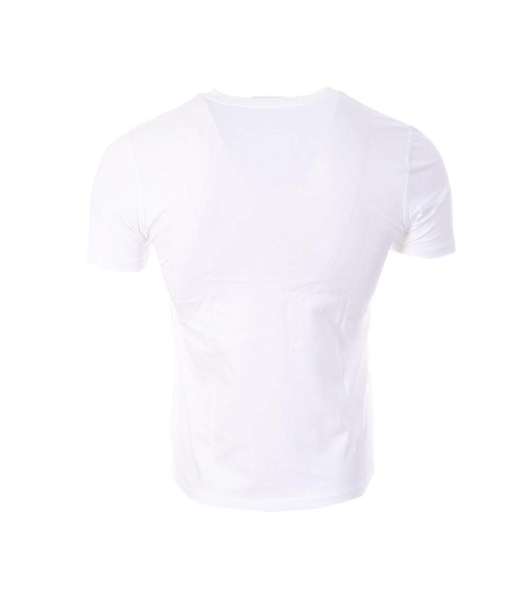 T-Shirt blanc/bleu homme vans painted-2