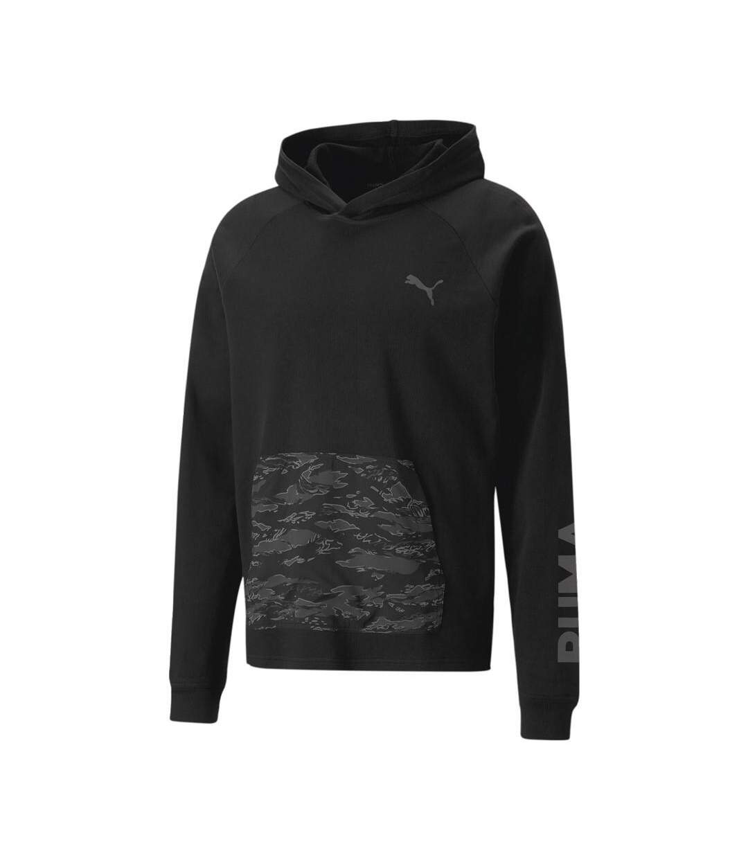 Sweat à Capuche Noir Homme Puma Train - S-1