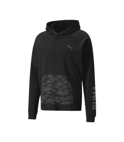 Sweat à Capuche Noir Homme Puma Train - S