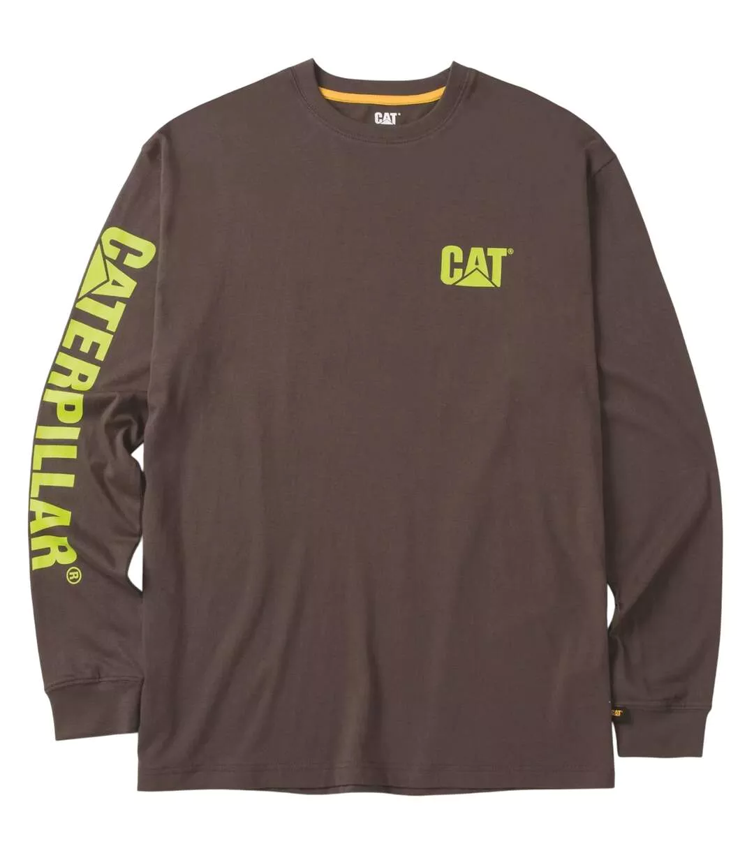 T-shirt Manches Longues Trademark Banner Homme Anthracite Caterpillar-1