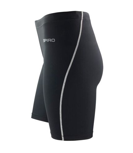 Spiro Womens/Ladies Bodyfit Base Layer Shorts (Black) - UTPC6752
