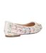 Womens/ladies Lo Hallo Tweed Bow Detail Ballet Flats Multicoloured Dune London-2