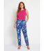 Pantalon imprimé taille élastiquée-3
