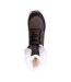 Womens/ladies Berra Waterproof Mid Cut Snow Boots Olive Anthracite Red Iguana-3
