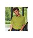 Chemise à manches courtes homme vert citron Premier