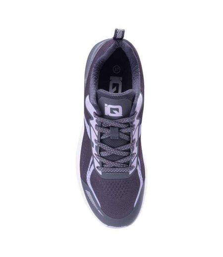 Baskets Motif/style Logo Multino Femme Violet Gris IQ