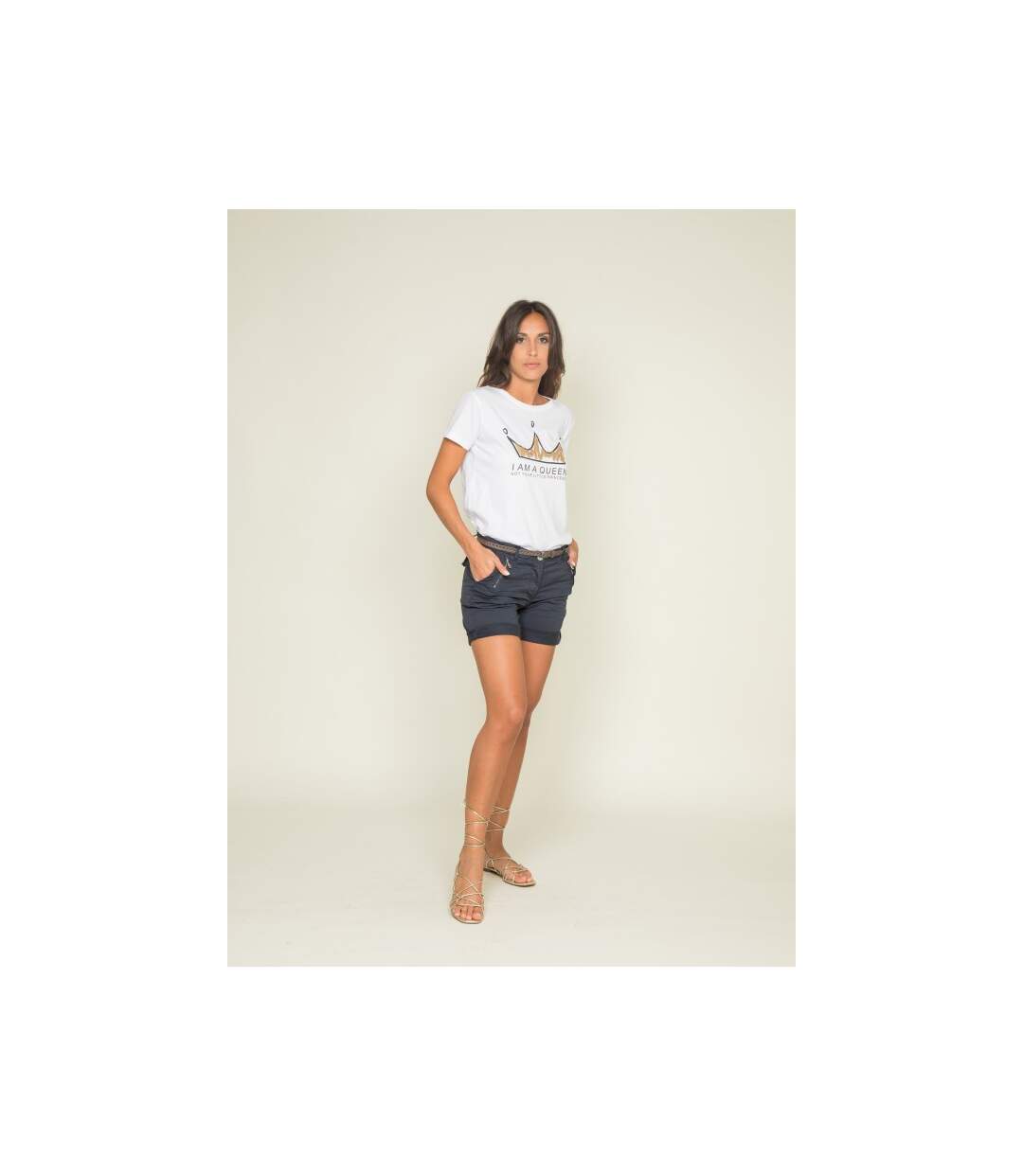 T-shirt col rond message FRESIA - Dona X Lisa-4