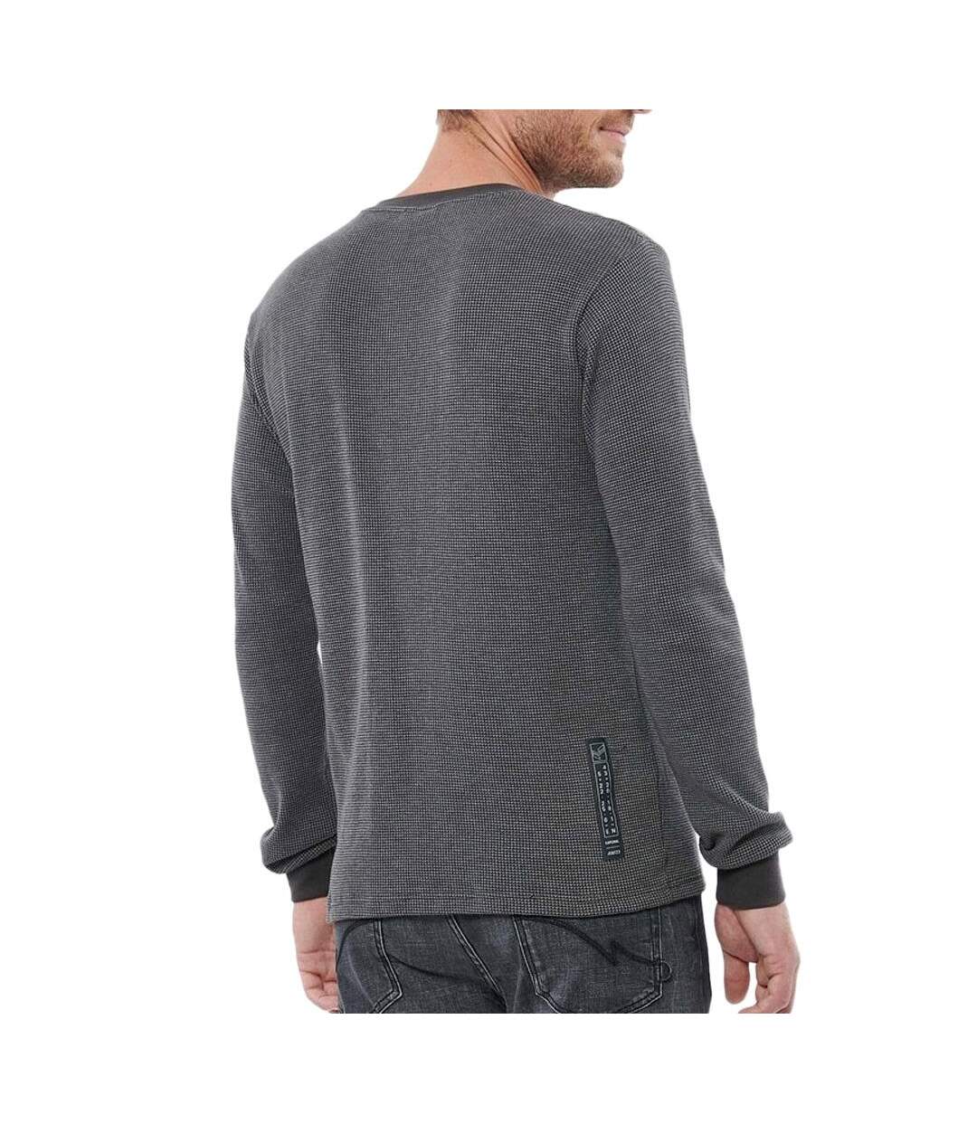 T-Shirt gris/noir homme kaporal riad-2