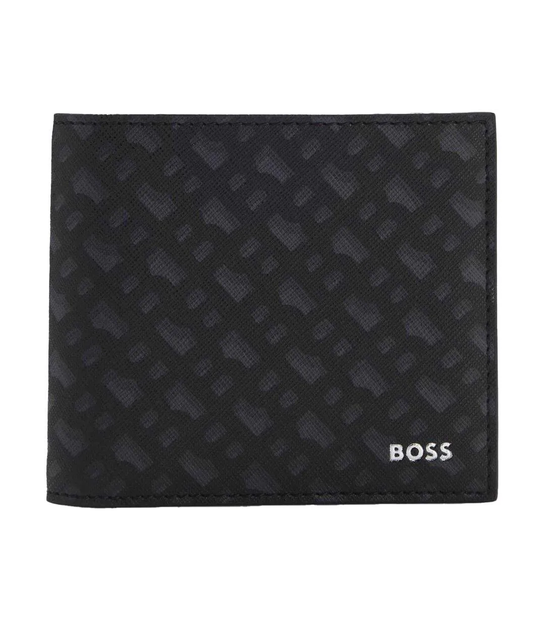 Portefeuille Motif/style Géométrique Zair Taille Unique Noir Boss-1