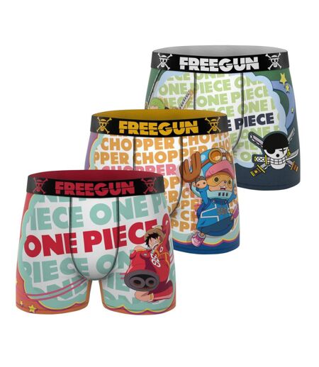 Lot de 3 boxers homme One Piece Freegun