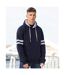AWDis Unisex Adults Game Day Hoodie (New French Navy/Heather Gray)