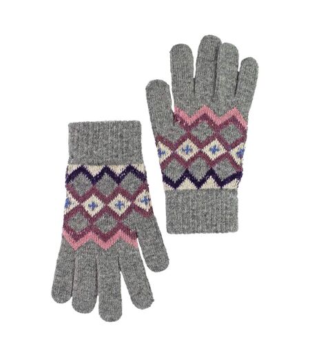 Gants en laine pour dames | Gants d'hiver doux en jacquard