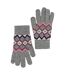 Gants en laine pour dames | Gants d'hiver doux en jacquard-4