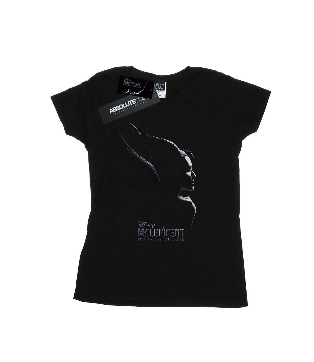 Disney T-shirt en coton Femmes/Dames Maleficent Mistress Of Evil Poster (Noir) - UTBI30587-1
