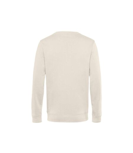 Mens Organic Crew Neck Sweat Off White B&C