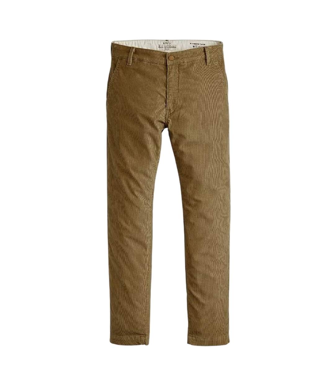 Mens Karla Corduroy Textured Slim Chinos Brown Levis-2