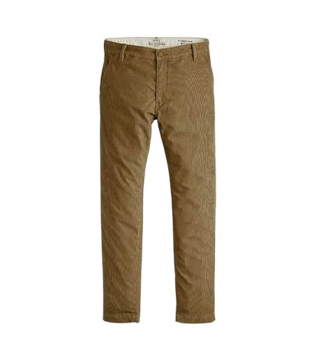 Mens Karla Corduroy Textured Slim Chinos Brown Levis