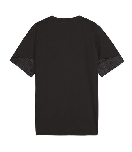 Womens/ladies Teamcup Training Referee Shirt Black Silver Puma
