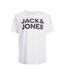 T-shirt Manches Courtes Motif/style Logo Homme Blanc Jack And Jones-2