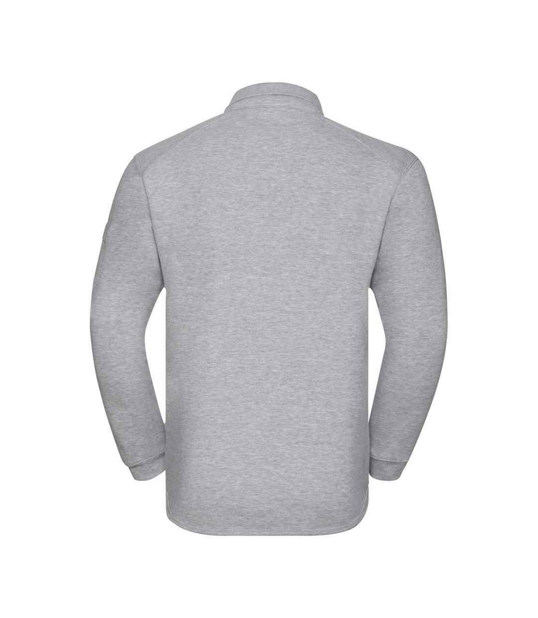 Mens heavy duty sweatshirt light oxford Russell