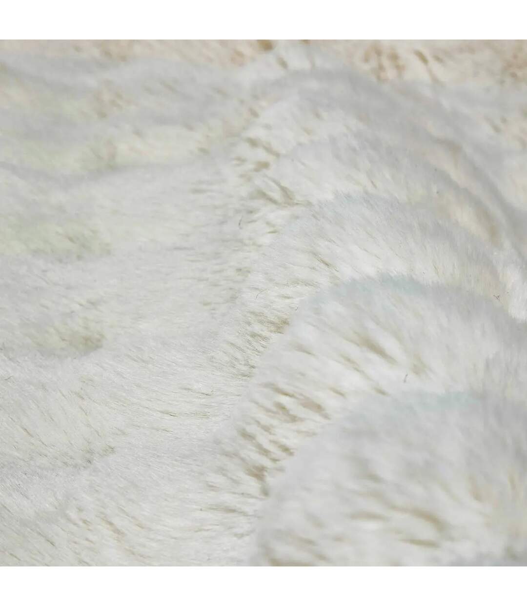 Tapis Imitation Fourrure 3D Zephy 60x90cm Blanc-3